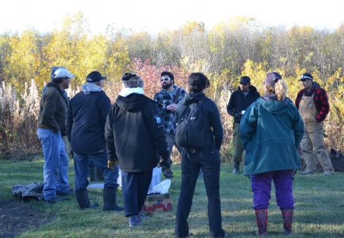 Mikisew Cree First Nation Monitoring Training.  Photo Credit: Bruce Maclean